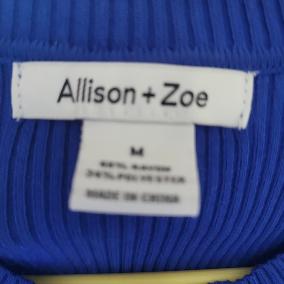 Allison + Zoe Blue Sweater - Picture 2 of 3